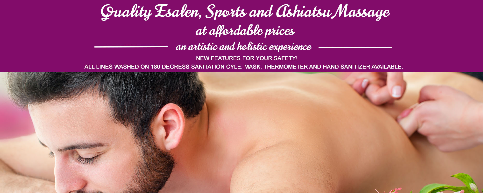Quality Esalen, Sports and Ashiatsu Massage 